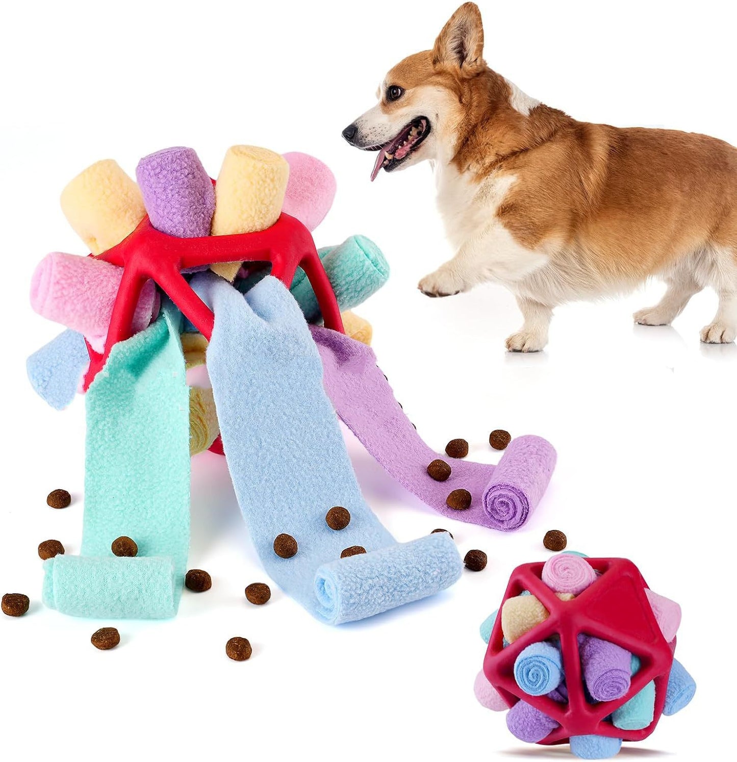 Interactive Sniffing Ball Treat Hunt Fun for Pets