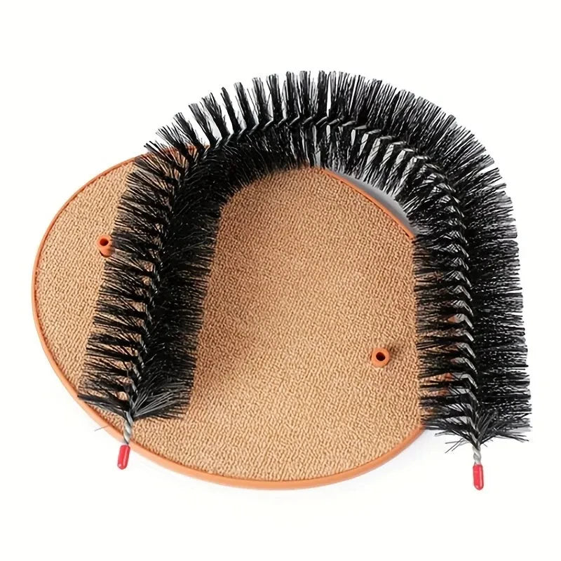 Self Grooming Cat Arch Massage Brush and Scratching Pad