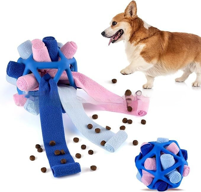 Interactive Sniffing Ball Treat Hunt Fun for Pets