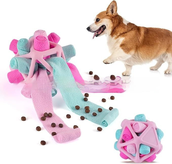 Interactive Sniffing Ball Treat Hunt Fun for Pets